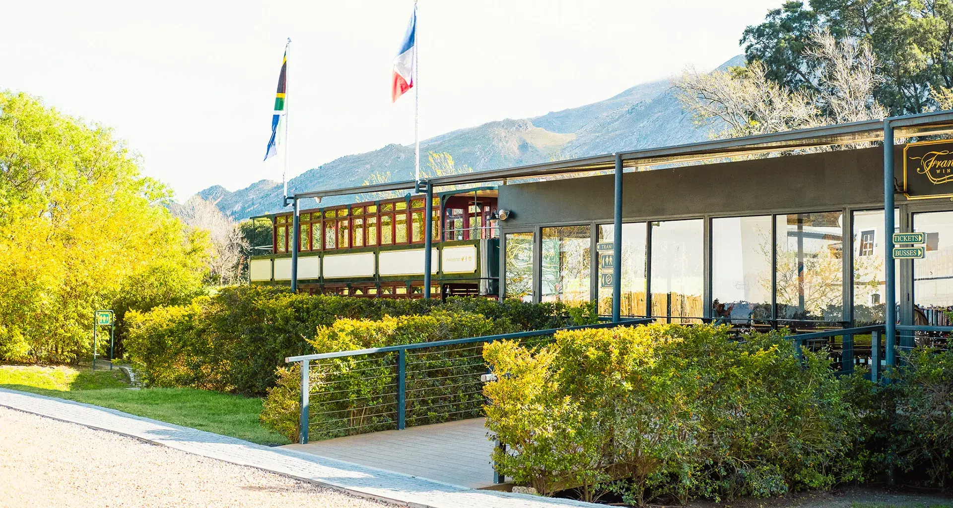 winetram terminal book - Franschhoek Wine Tram